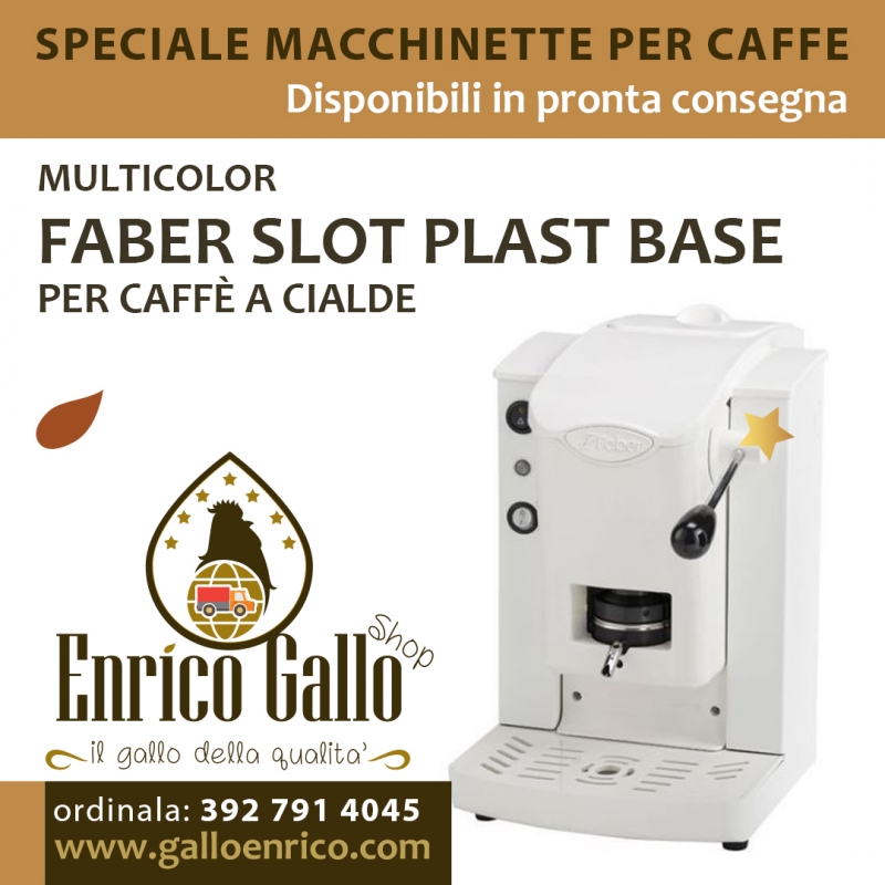 Macchina da caffè a cialde ESE 44 mm SPINEL CIAO BIANCO + 15 Cialde Co