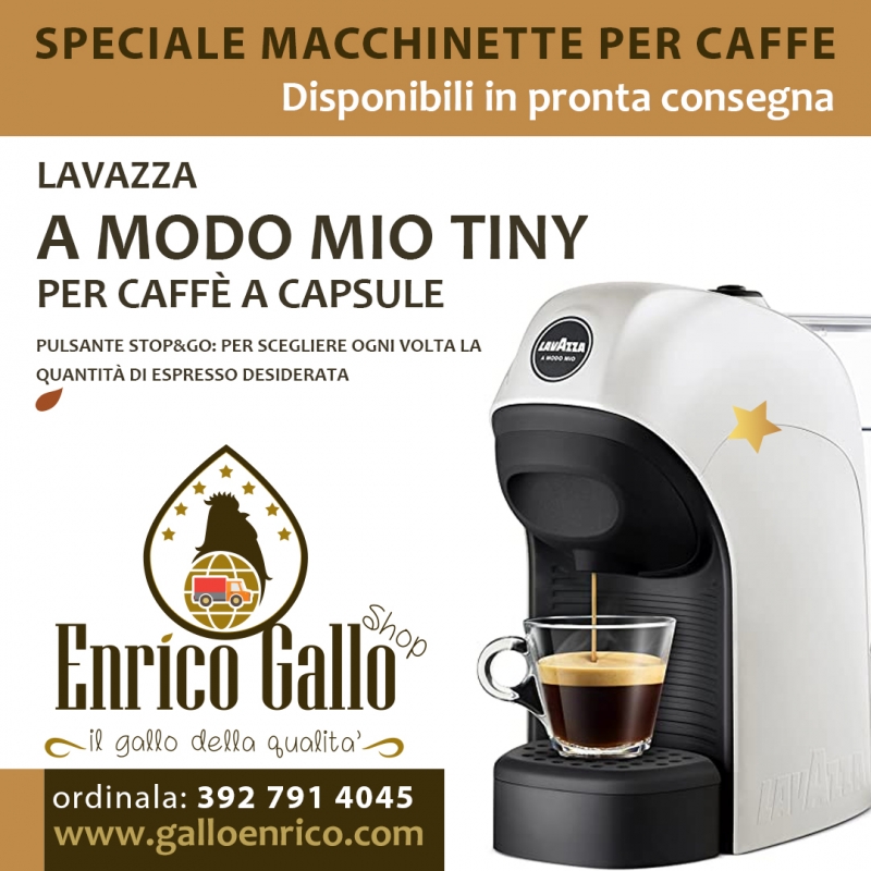 Lavazza A Modo Mio Tiny - Macchina Caffé Espresso CAPSULE